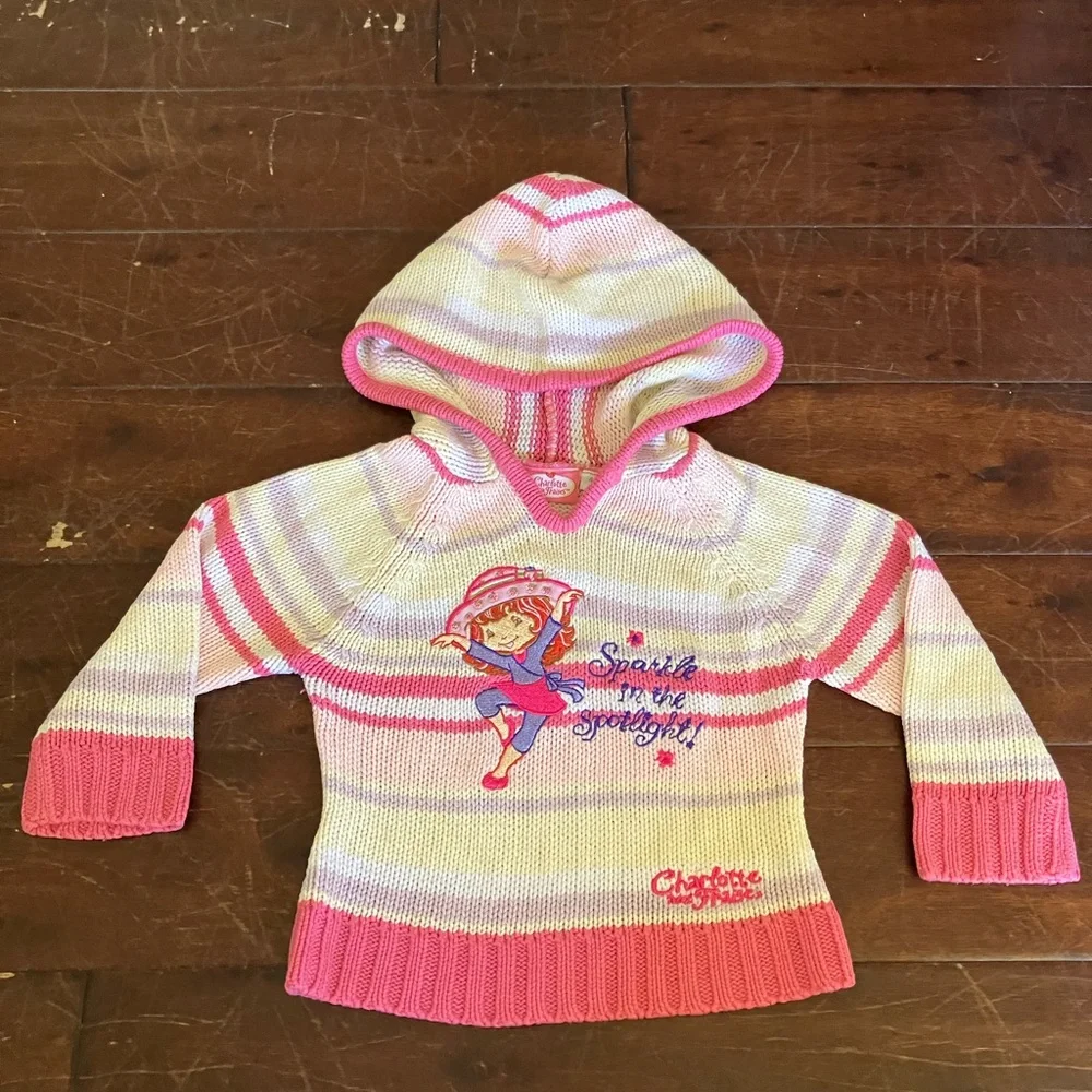 Y2K 2007 Strawberry Shortcake Sparkle in Spotlight Knitted sweater
